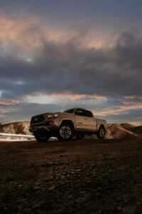 toyota tacoma in snow

